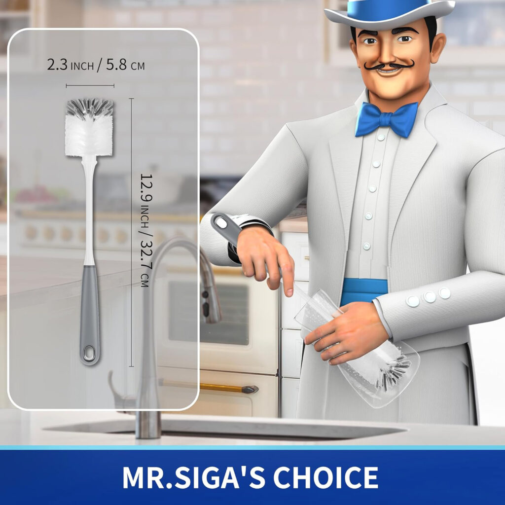 cepillo largo botella